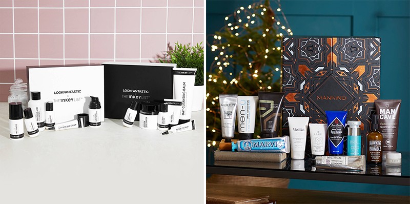 Скидка 22% на боксы LookFantastic X The Inkey List Beauty Box, Mankind 12 Days Of Christmas 2020 и наборы