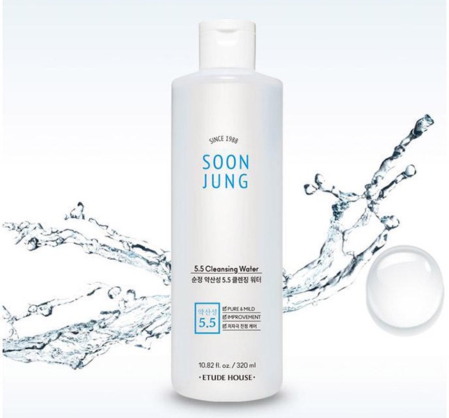 Etude House Soon Jung pH 5.5 Cleansing Water