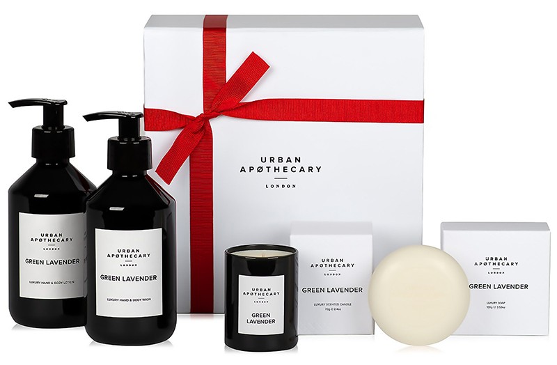 Urban Apothecary Green Lavender Luxury Bath and Body Gift Set