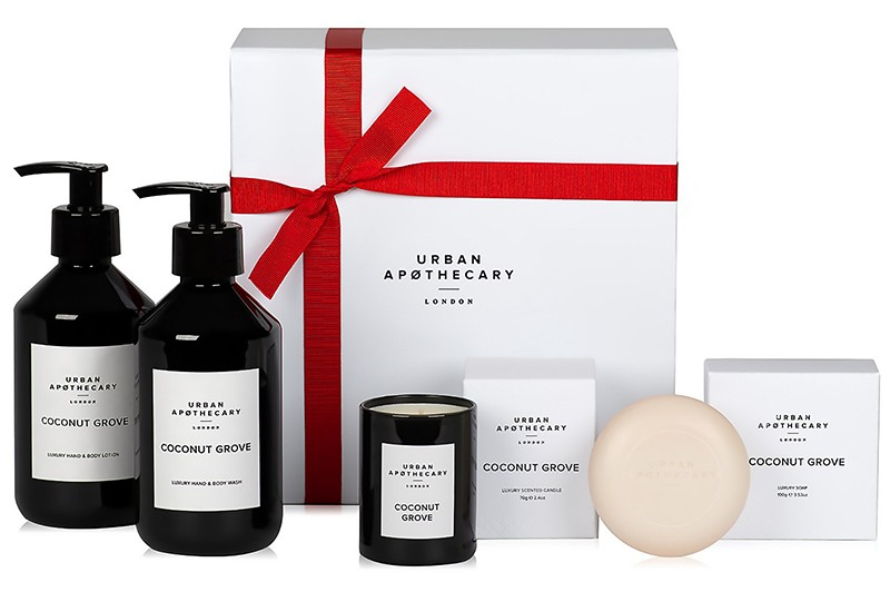 Urban Apothecary Coconut Grove Luxury Bath and Body Gift Set