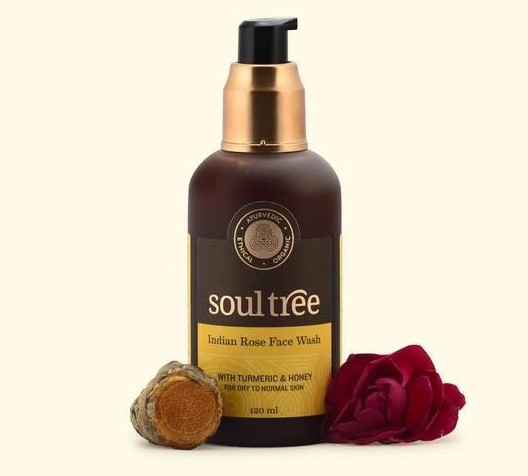 Soul Tree Indian Rose Face Wash with Turmeric & Honey