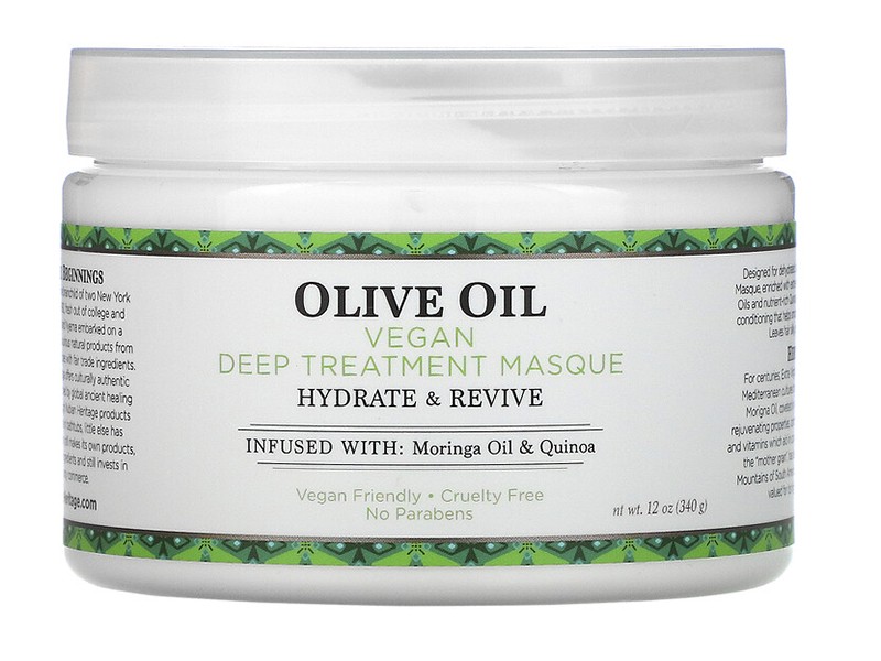 Nubian Heritage Olive Oil Vegan Deep Treatment Masque