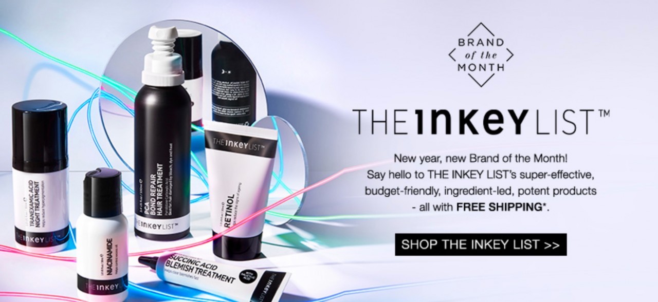 The Inkey List – бренд месяца на Cult Beauty