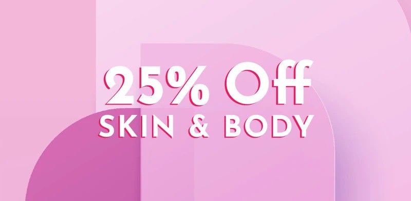 Скидка 25% на Feelunique