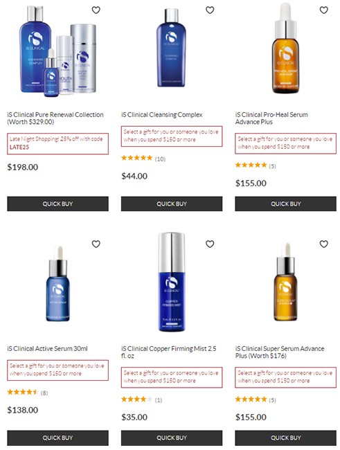 скидка 25% на iS Clinical