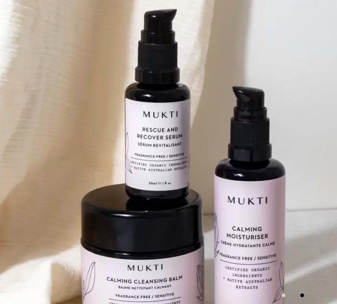 Серия для чувствительной кожи от Mukti Organics