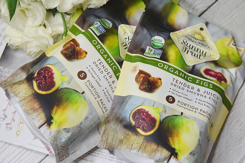 Sunny Fruit Organic Figs 5 Portion Packs