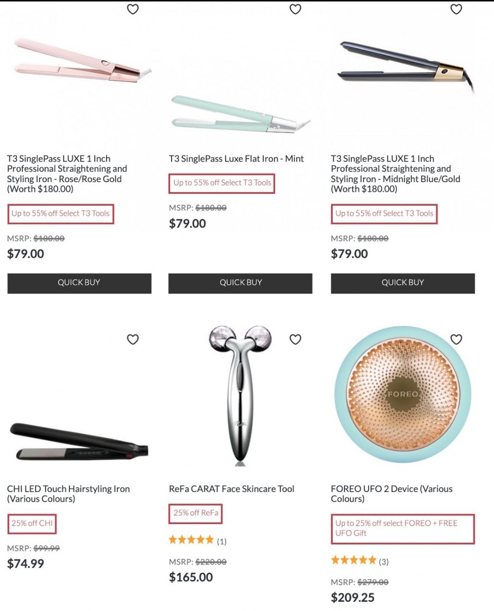 скидки до 55% на девайсы на Skinstore