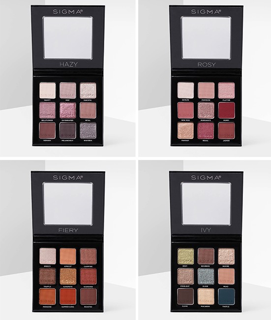 Палетки Sigma Beauty