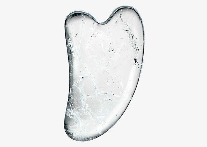 Hayo'u Clear Quartz Beauty Restorer Gua Sha Tool