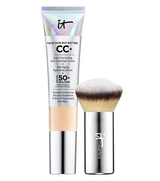 IT Cosmetics Your Skin But Better CC + Cream and Mini Brush Kit IT Cosmetics Your Skin But Better CC + Cream and Mini Brush Kit