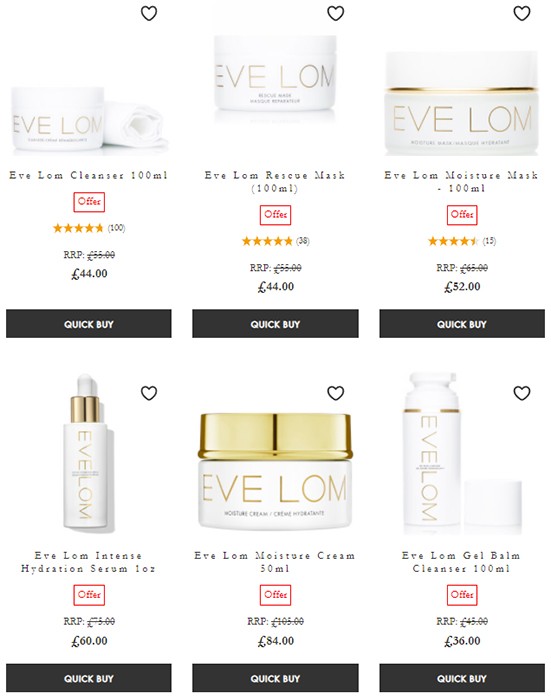 скидка 20% + 21% на Eve Lom