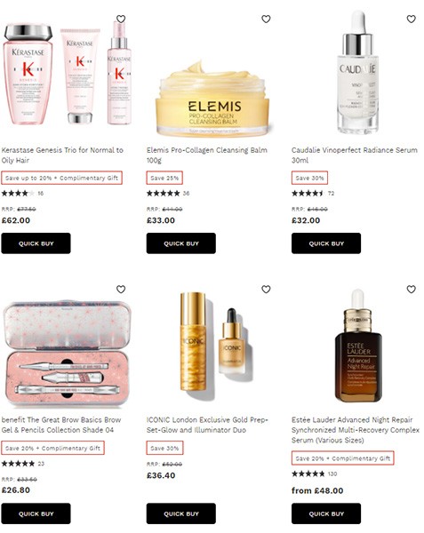 распродажа на LookFantastic распродажа на LookFantastic