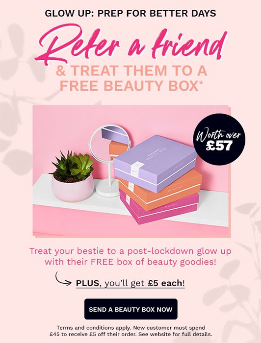 бьюти бокс в подарок на LookFantastic