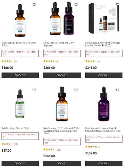 скидки на Skinceuticals и Dermablend