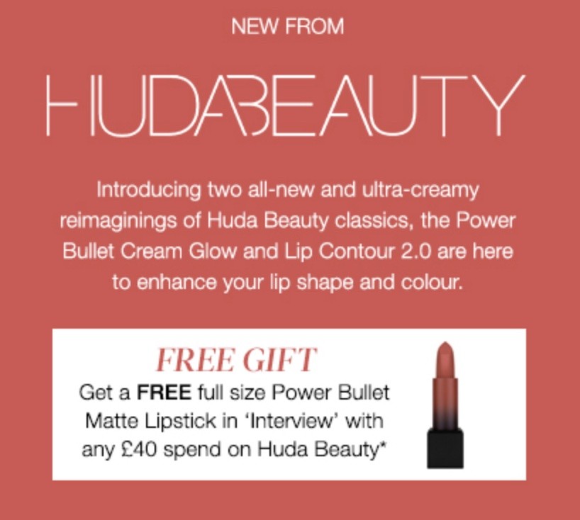 оффер Huda Beauty