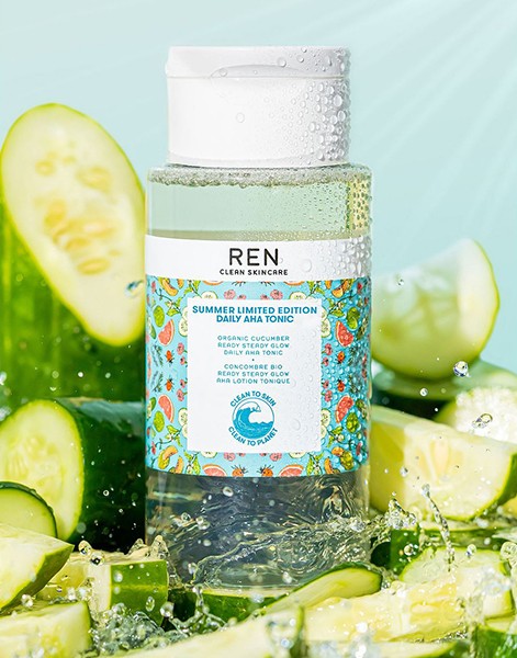 REN Clean Skincare Summertime Limited Edition Cucumber Glow Tonic