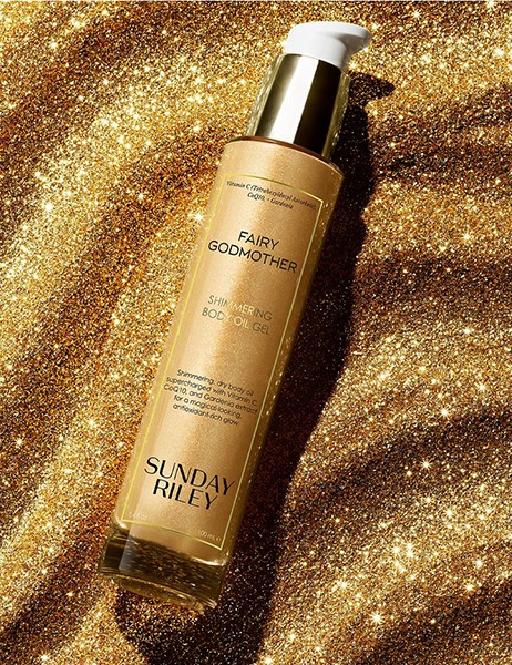 Sunday Riley Fairy Godmother Shimmering Body Oil Gel