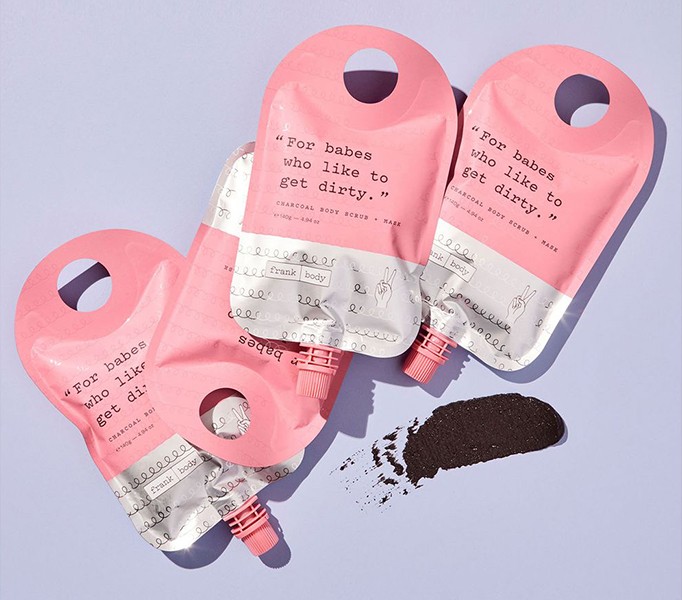 Frank Body Charcoal Body Scrub and Mask