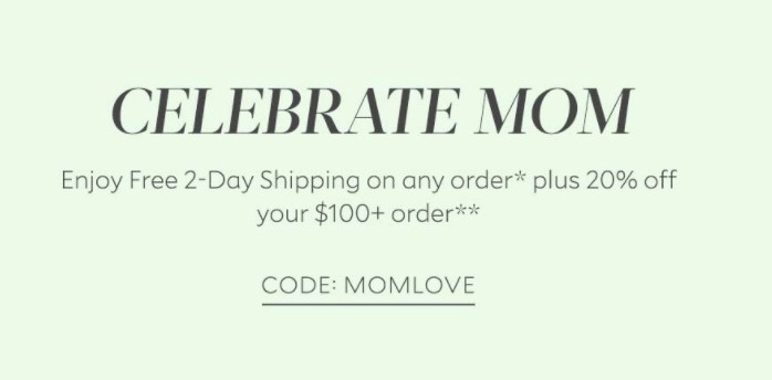 скидка 20% + бесплатная доставка на Tata Harper скидка 20% + бесплатная доставка на Tata Harper