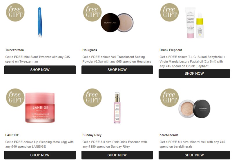 подарки на CultBeauty