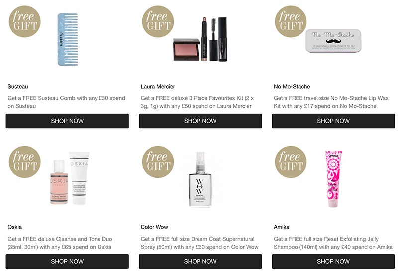 подарки на Cult Beauty подарки на Cult Beauty