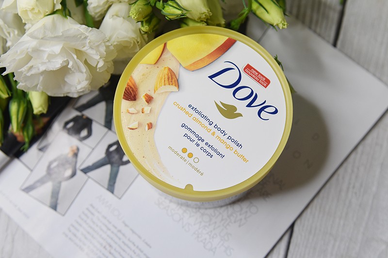Dove Exfoliating Body Polish Crushed Almond and Mango Butter