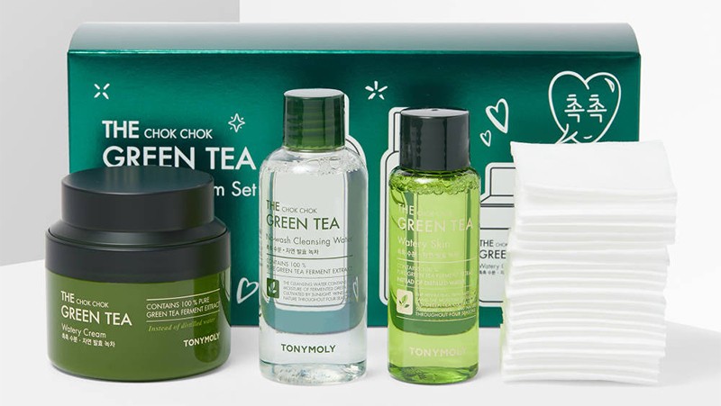 TonyMoly The Chok Chok Green Tea Watery Cream Set TonyMoly The Chok Chok Green Tea Watery Cream Set