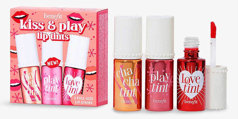 Benefit Kiss & Play Lip Tints Trio Gift Set Benefit Kiss & Play Lip Tints Trio Gift Set
