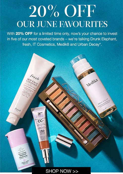 скидка 20% на Cult Beauty