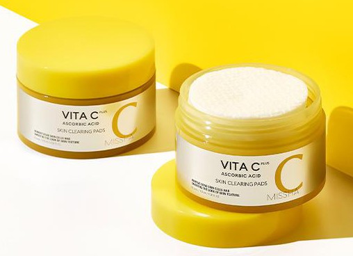 Missha Vita C Plus Ascorbic Acid Skin Clearing Pads