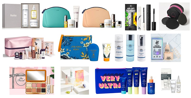 Наборы Huxley, KVD Beauty, La Mer, BeautyBlender, ByTerry, Shiseido, Elta MD, Peace Out, Too Faced, Caudalie, Ultra Violette, Olaplex