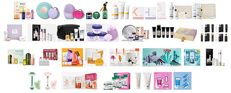 наборы Garnier, Foreo, Antipodes, Philip Kingsley, ZitSticka, Gallinée, Neom, Sensai, Lab Series, Coco & Eve, By Terry, Skin Regimen, Sebastian Professional, Elemis, Double Dare, Benefit, Drunk Elephant, L'Occitane, Spectrum Collections, Mount Lai, Murad, Kate Somerville, Dr Jart, Bumble & Bumble