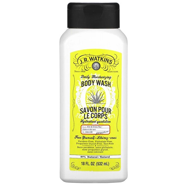 J R Watkins Daily Moisturizing Body Wash Aloe & Green Tea J R Watkins Daily Moisturizing Body Wash Aloe & Green Tea