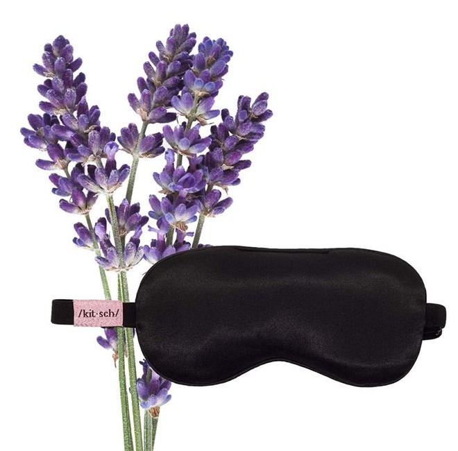 Kitsch The Lavender Weighted Satin Eye Mask Kitsch The Lavender Weighted Satin Eye Mask