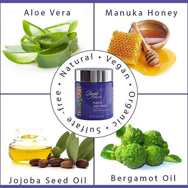 Honeyskin Purple Dream Purple Hair Mask Honeyskin Purple Dream Purple Hair Mask