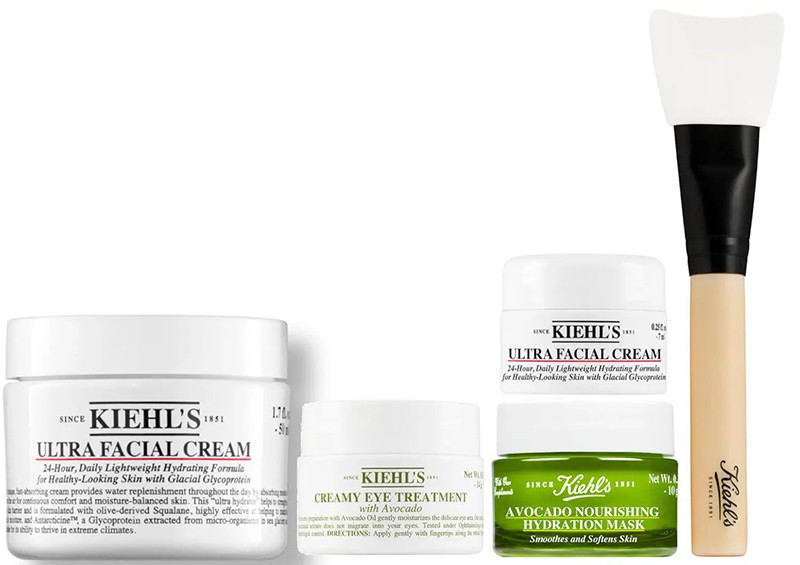 Kiehl's Creamy Avocado Eye Treatment and Ultra Facial Cream Bundle