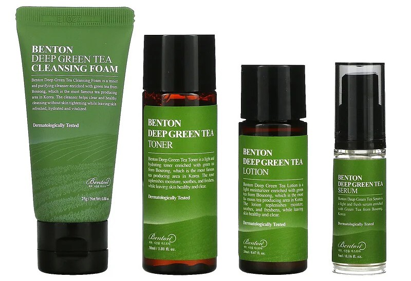 Benton Deep Green Tea Trial Kit Benton Deep Green Tea Trial Kit
