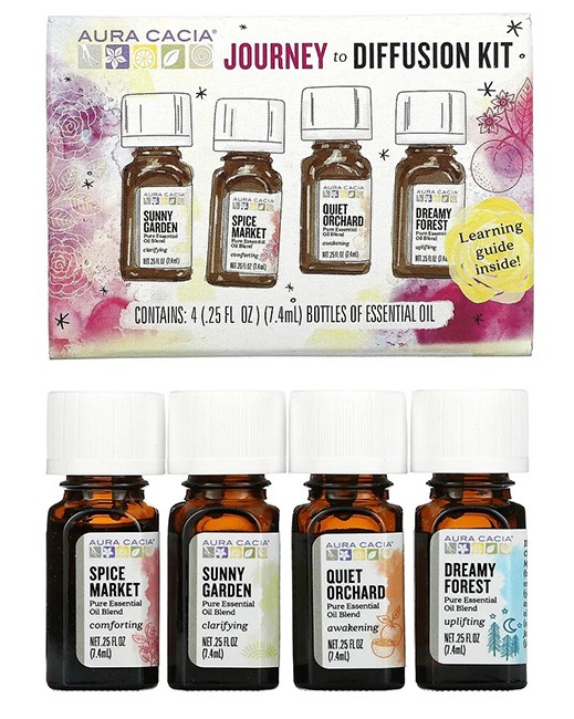 Aura Cacia Journey To Diffusion Kit Essential Oils Aura Cacia Journey To Diffusion Kit Essential Oils