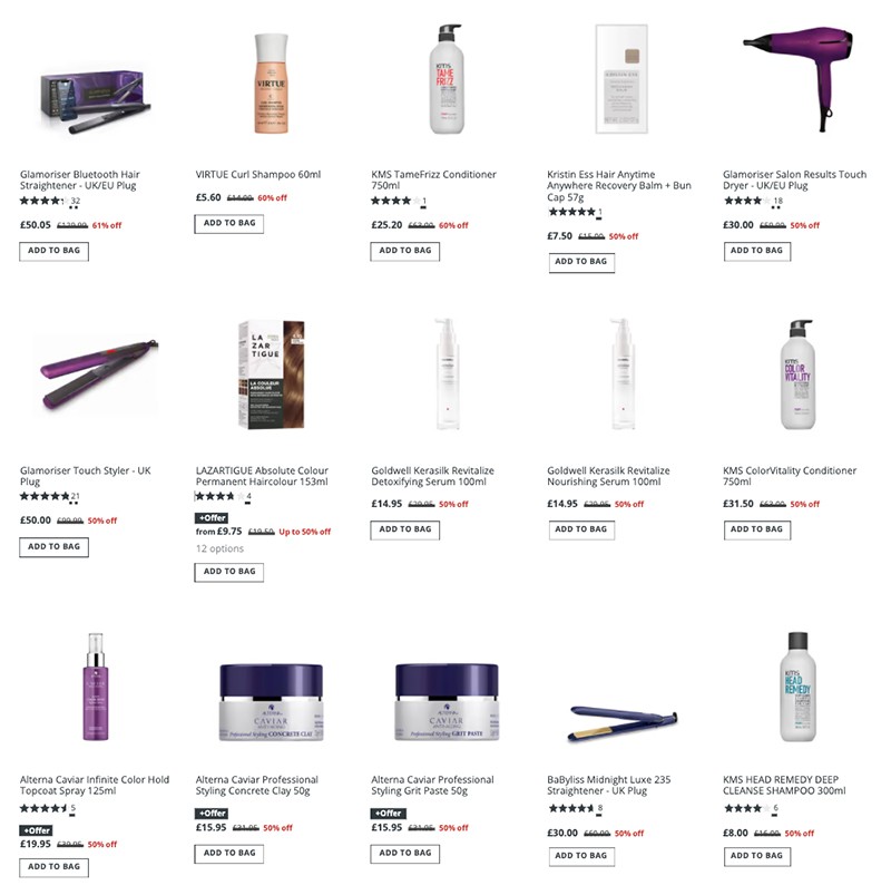 распродажа средств для волос распродажа средств для волос