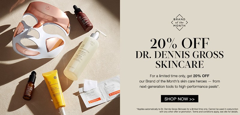 скидка 20% на Dr Dennis Gross на CultBeauty