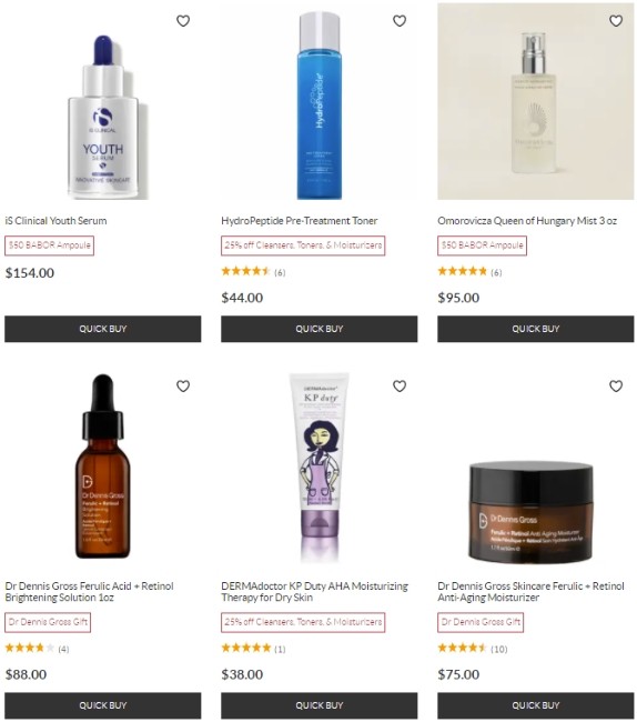 скидка 25% на Skinstore 