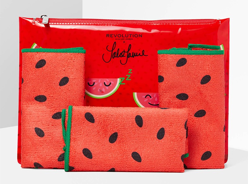 Revolution Skincare x Jake Jamie Watermelon Microfibre Cleansing Cloths Revolution Skincare x Jake Jamie Watermelon Microfibre Cleansing Cloths