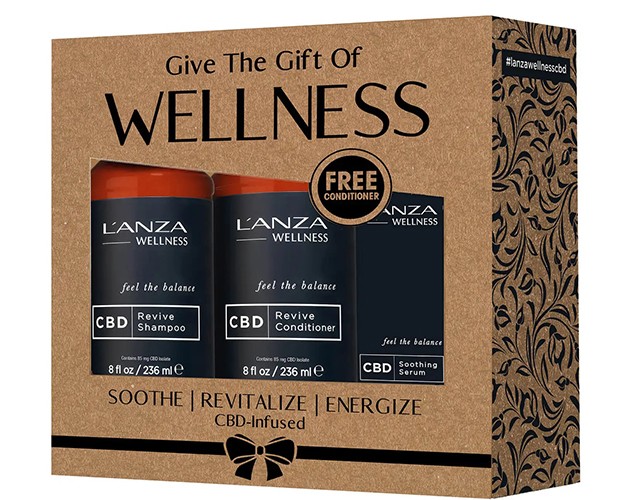 L'Anza CBD Healing Wellness Holiday Trio Box