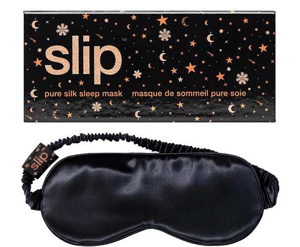Slip Pure Silk Sleep Mask Holiday Edition Black