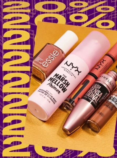 скидка 20% на NYX и Maybelline (включая адвент)