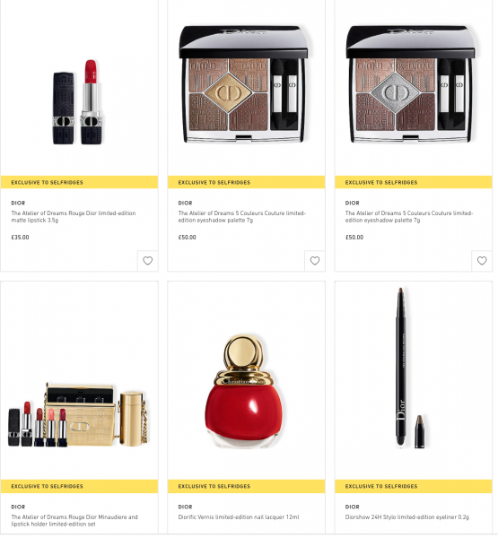 рождественская коллекция Dior