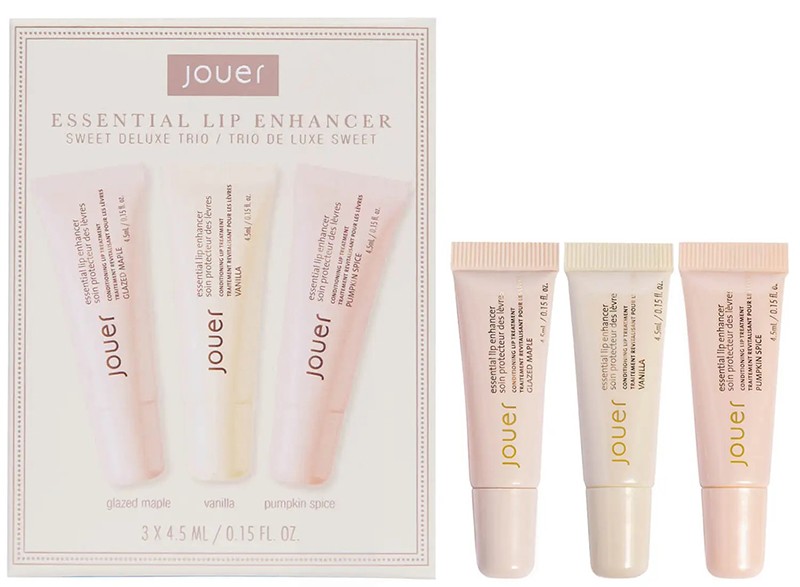 Jouer Cosmetics Essential Lip Enhancer Sweet Deluxe Trio Limited Edition