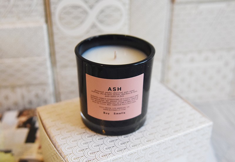 Boy Smells Ash Scented Candle