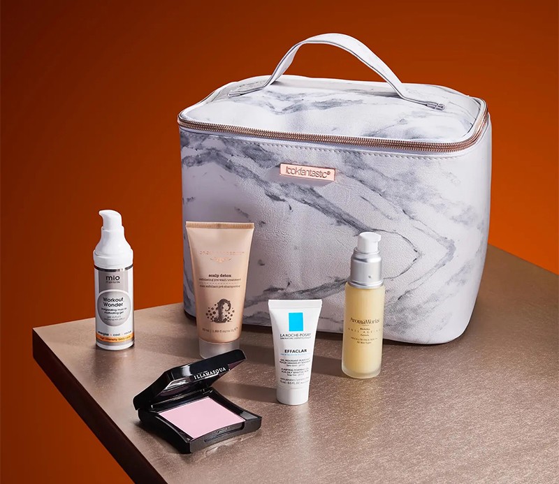 Lookfantastic 3 Piece Marble Bag Set Lookfantastic 3 Piece Marble Bag Set